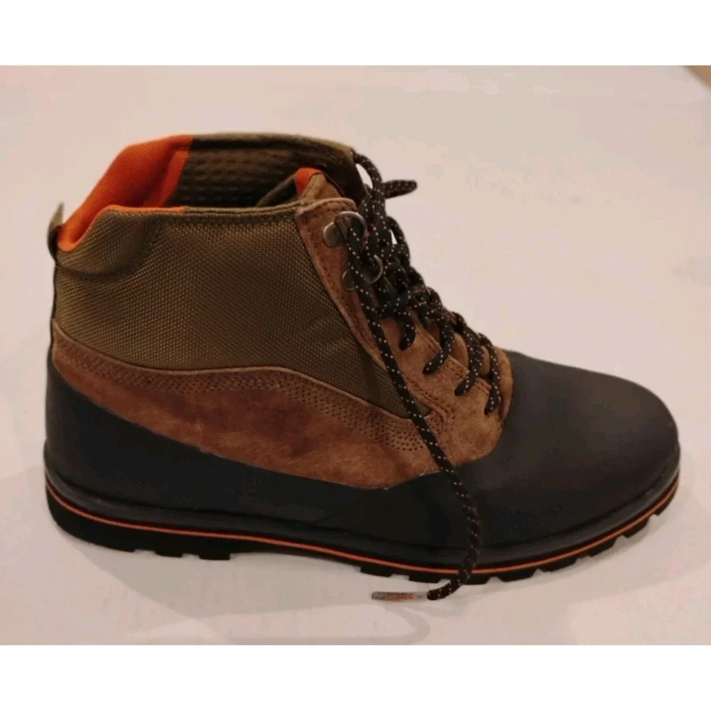 Vans LXVI Module All Terrain Hi Hiking‎ Boots Mens 10 Vibram Brown Black